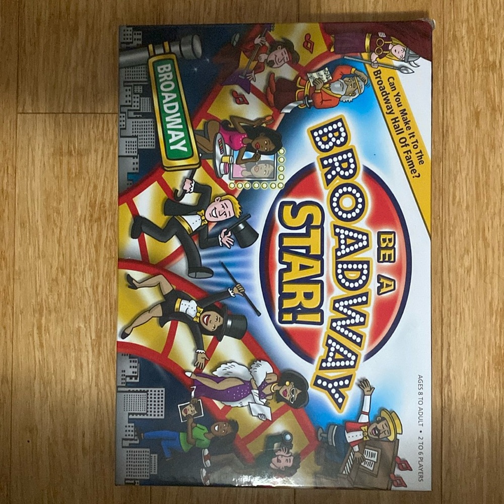 Be a broadway star board game - used . Complete small dink in box